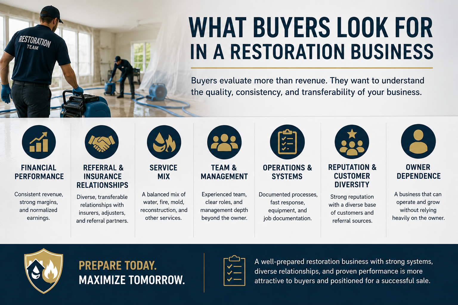 What Do Buyers Look for in a Restoration Company?