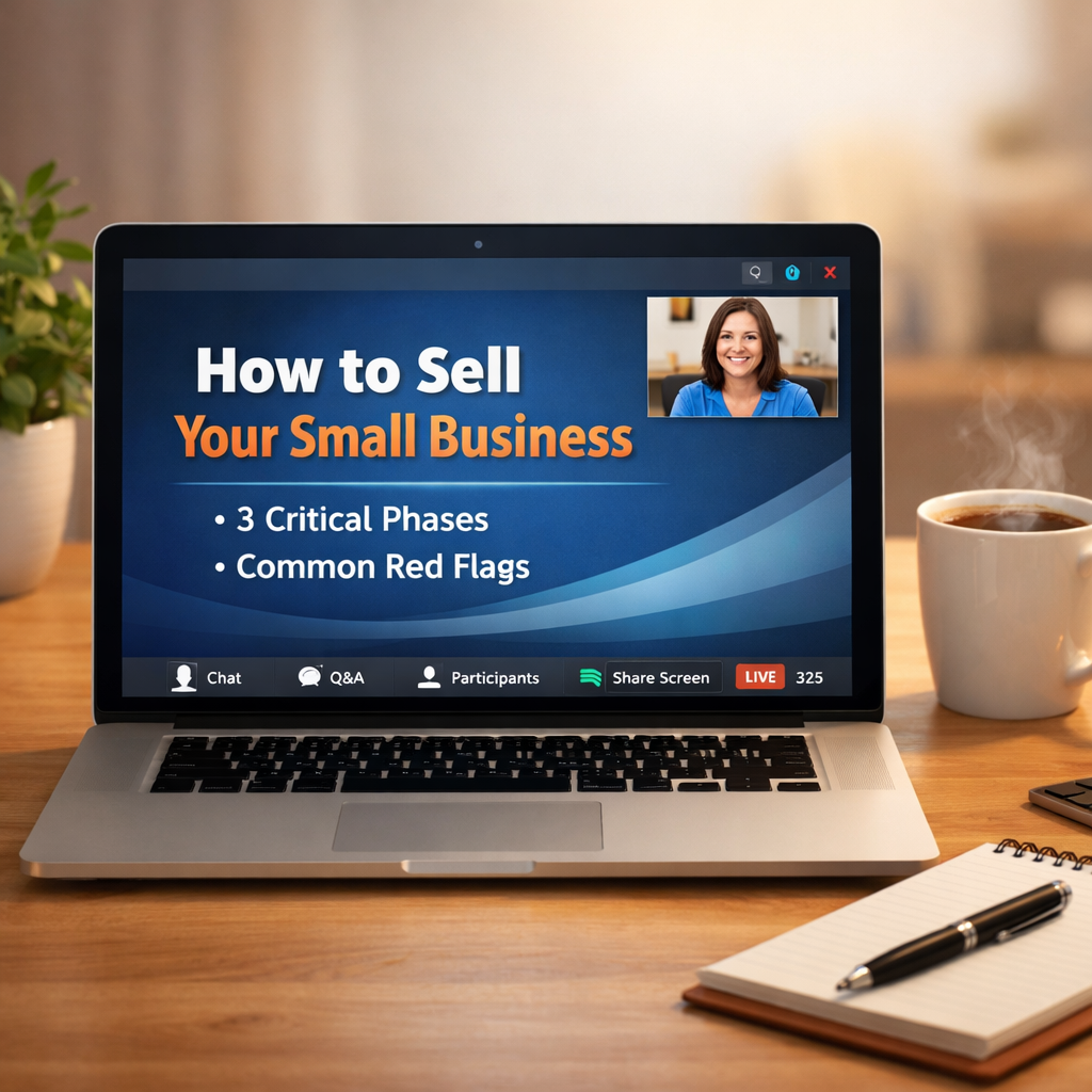 How to Sell Your Small Business: Free Webinar & Step-by-Step Guide