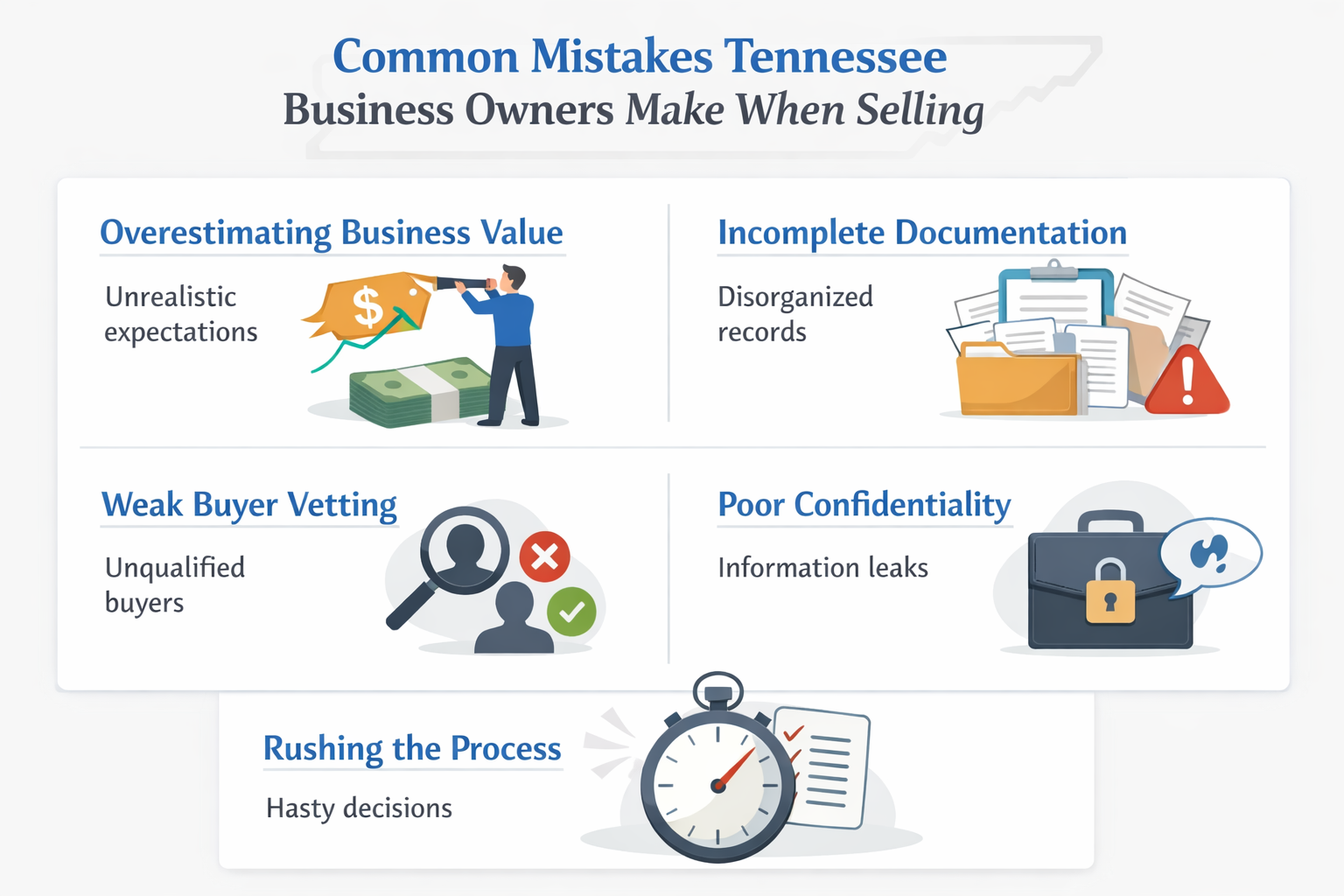 Common Mistakes Tennessee Business Owners Make When Selling-1