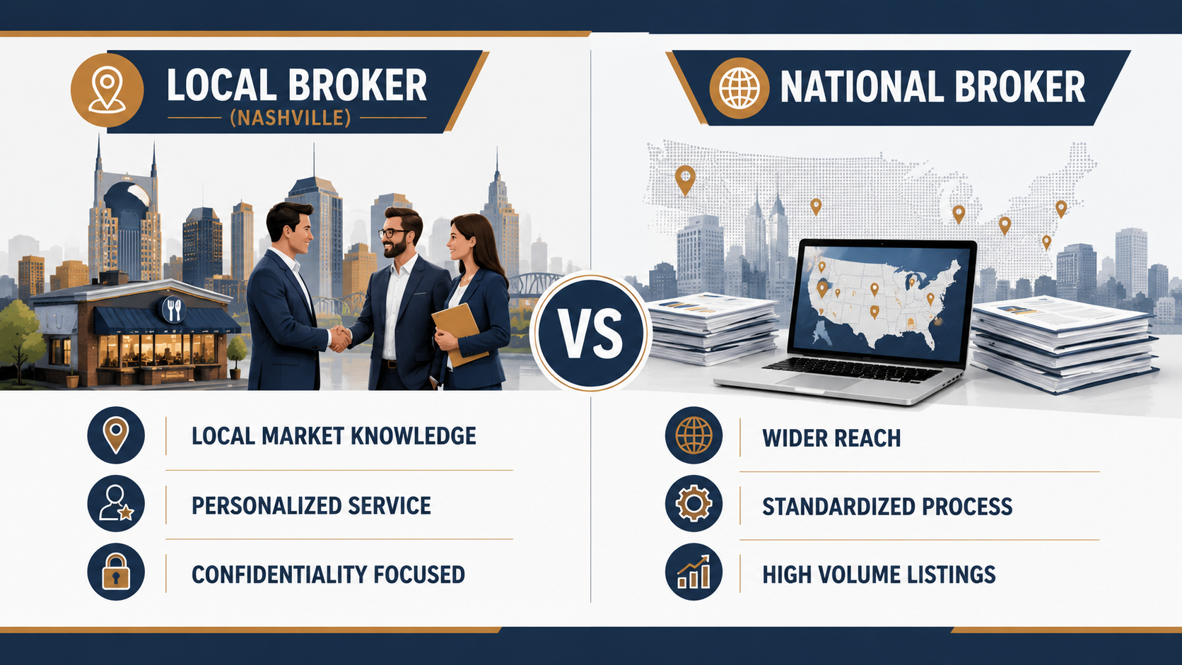 Local vs National Business Brokers - What Really Changes for TN Business Owners