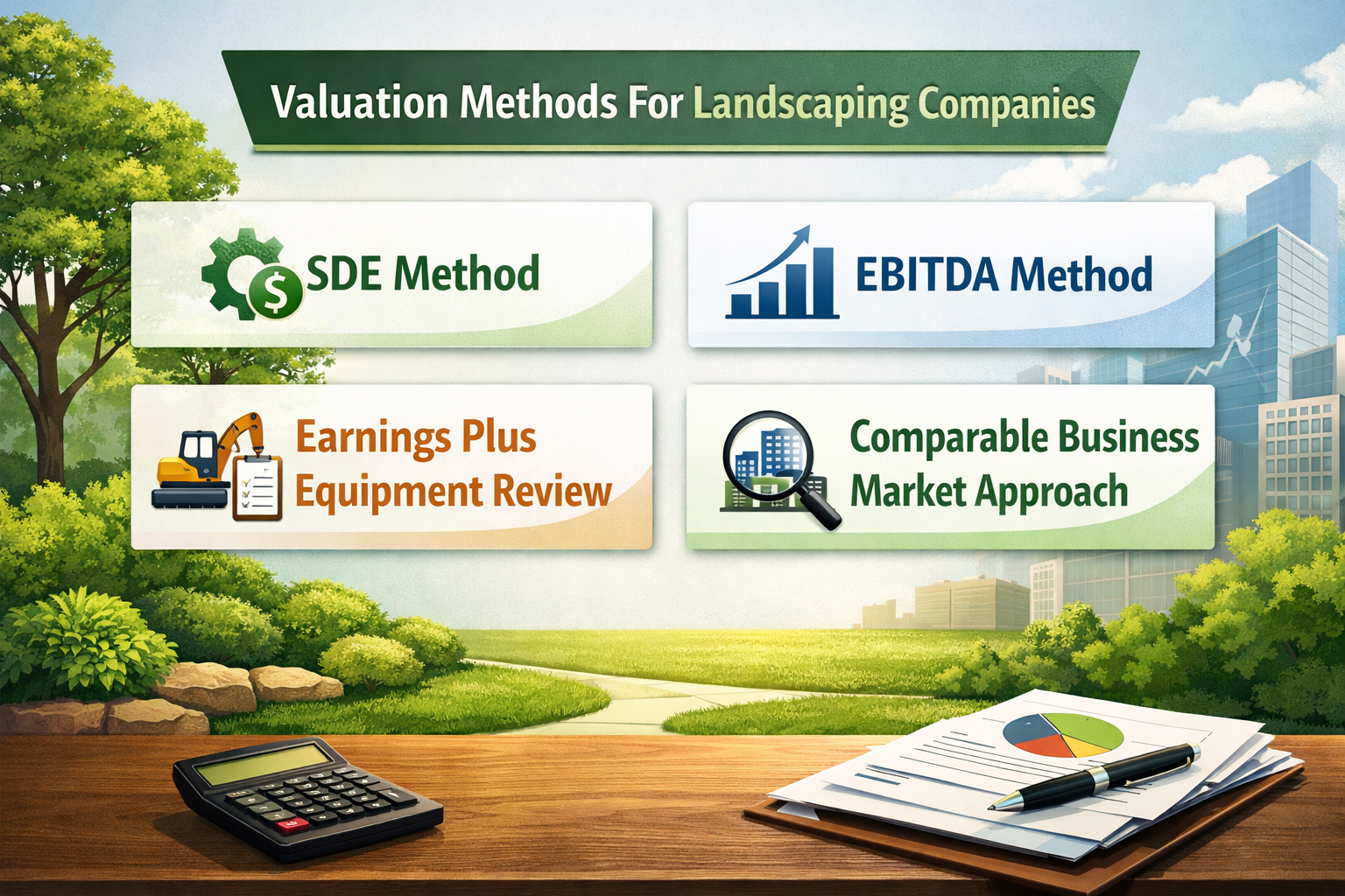 Valuation Methods For Landscaping Companies