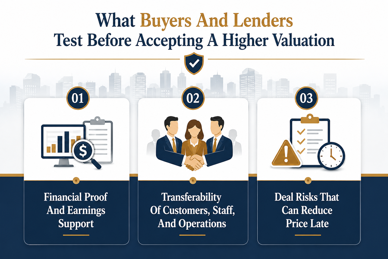 What Buyers And Lenders Will Test Before They Accept A Higher Valuation - UPDATED