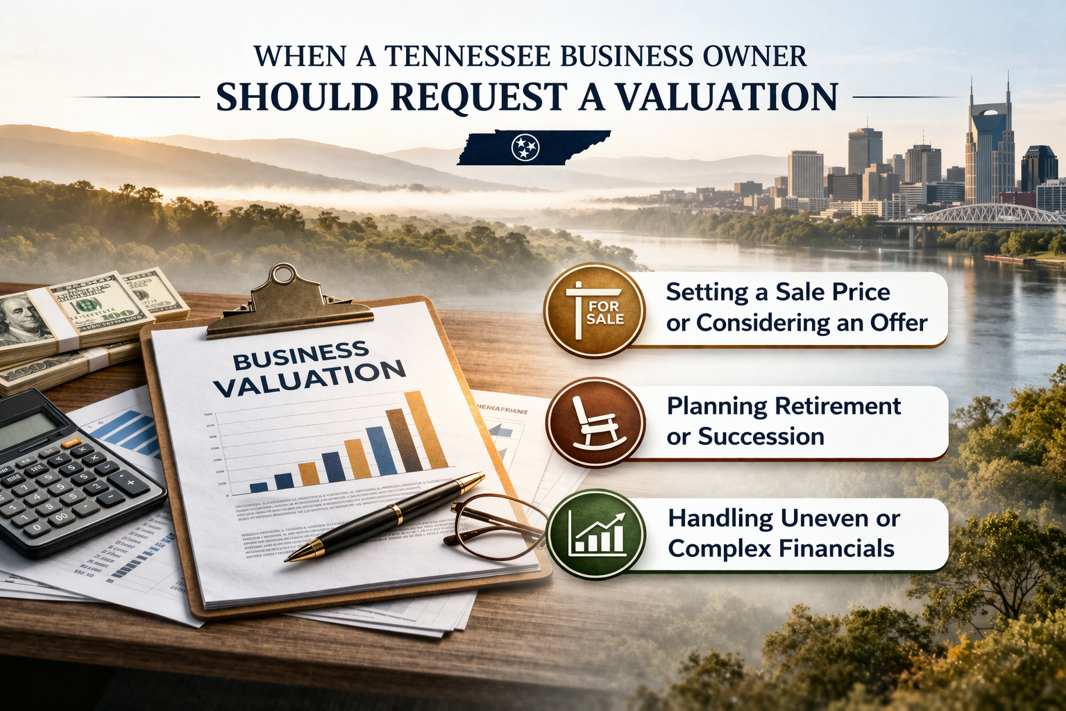 When A Tennessee Business Owner Should Request A Professional Valuation