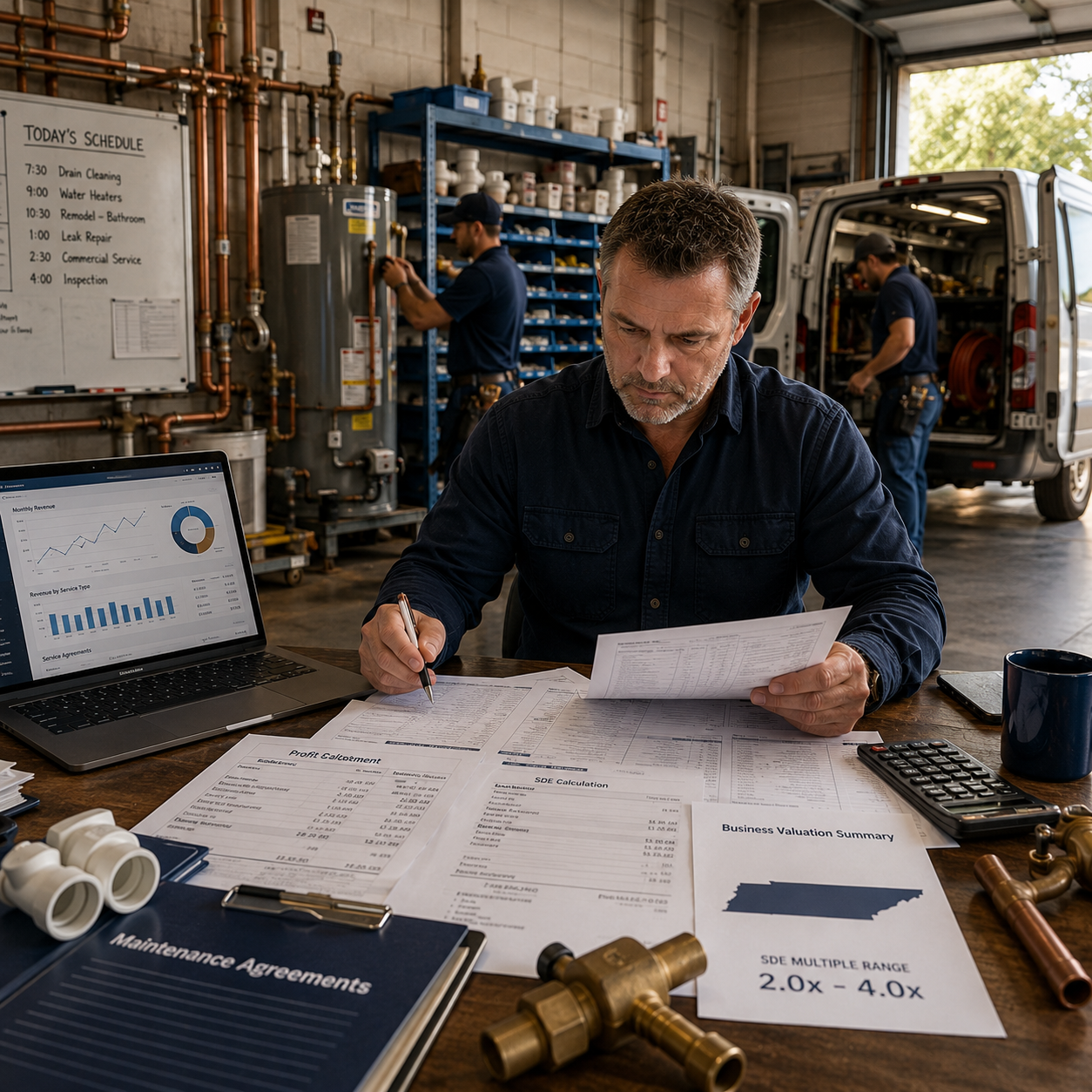 Business Valuation Experts Reveal How Plumbing Companies Are Valued in Tennessee